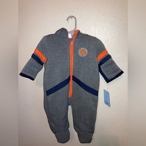 NWT U.S. POLO ASSN. ONE PIECE WINTER ONESIE UNISEX SIZE: 3-6 MONTHS